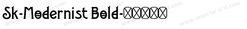 Sk-Modernist Bold字体转换